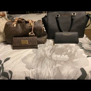 Michael Kors Bags and Wallets to match all large bags.
